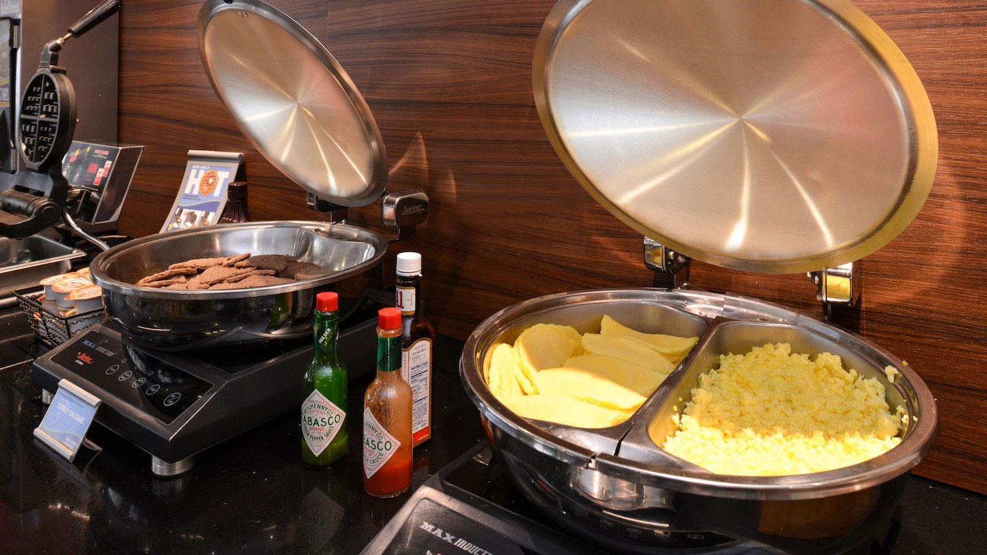 Fairfield Inn Orlando hot breakfast photo